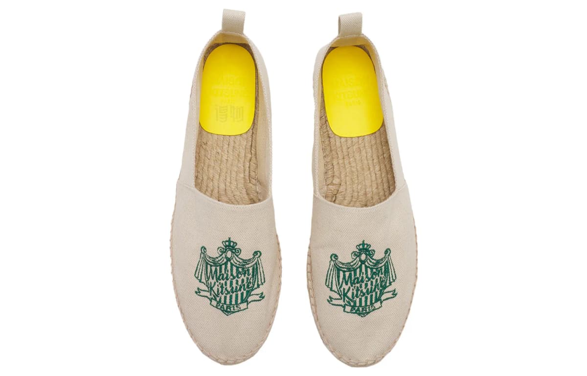Maison Kitsune Espadril Kişi Off-White 5