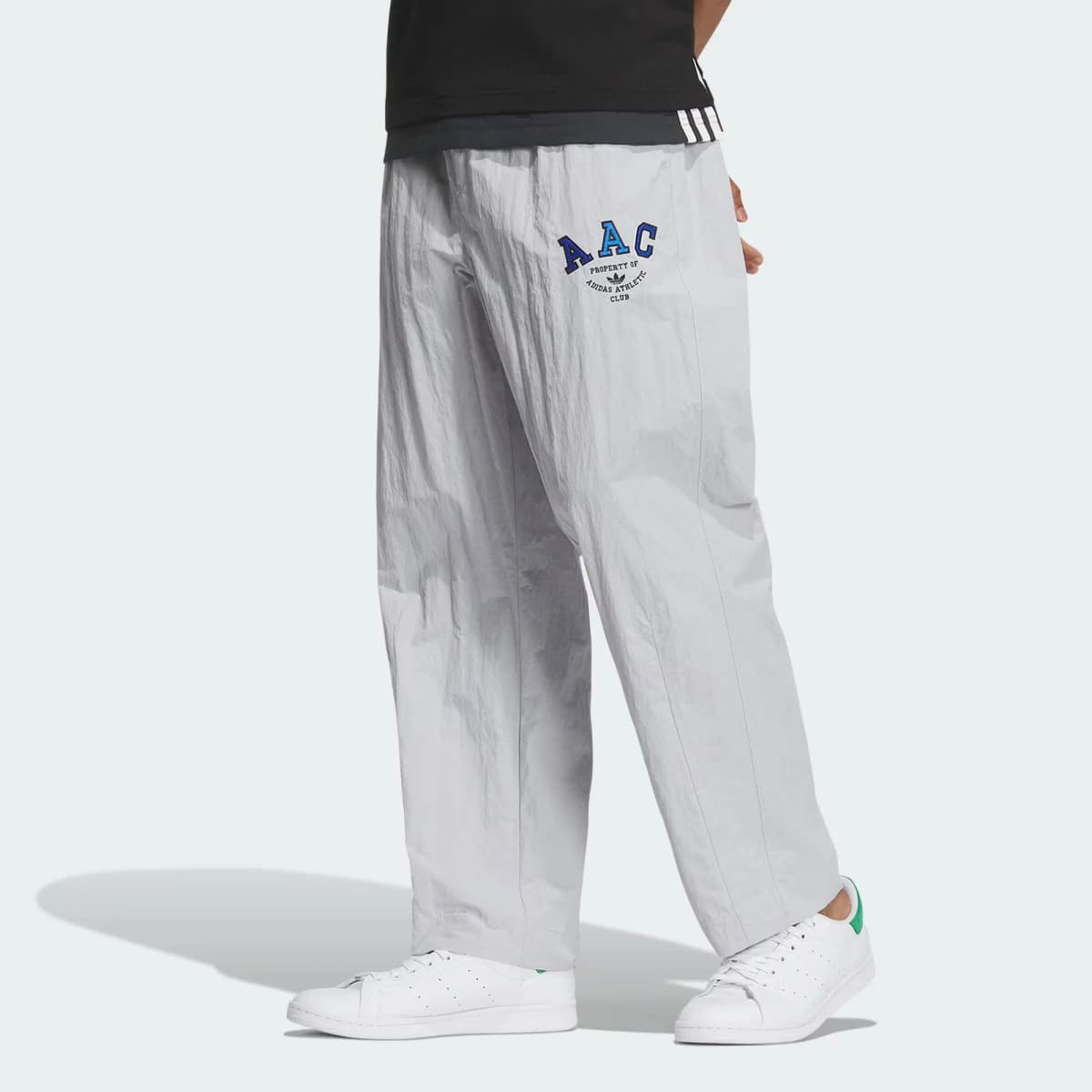 Adidas Originals Sports Pants Men Solid Light Gray 2