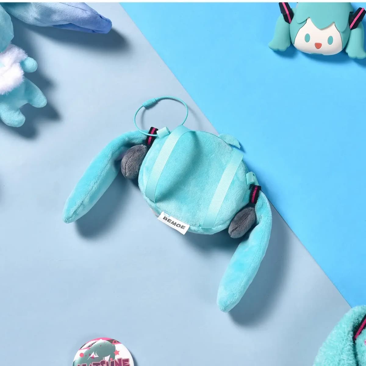 BEMOE Hatsune Miku Miku Ita Bag Headphone Bag Cute Body UWA Multi-Function Bag Backpack Crossbody Bag IP Merchandise 6