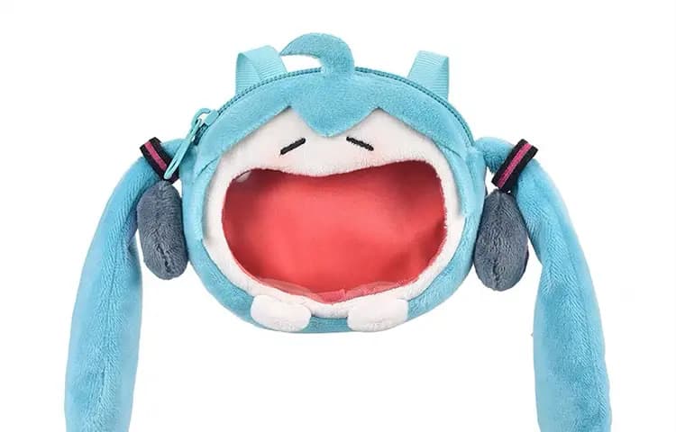 BEMOE Hatsune Miku Miku Ita Bag Headphone Bag Cute Body UWA Multi-Function Bag Backpack Crossbody Bag IP Merchandise