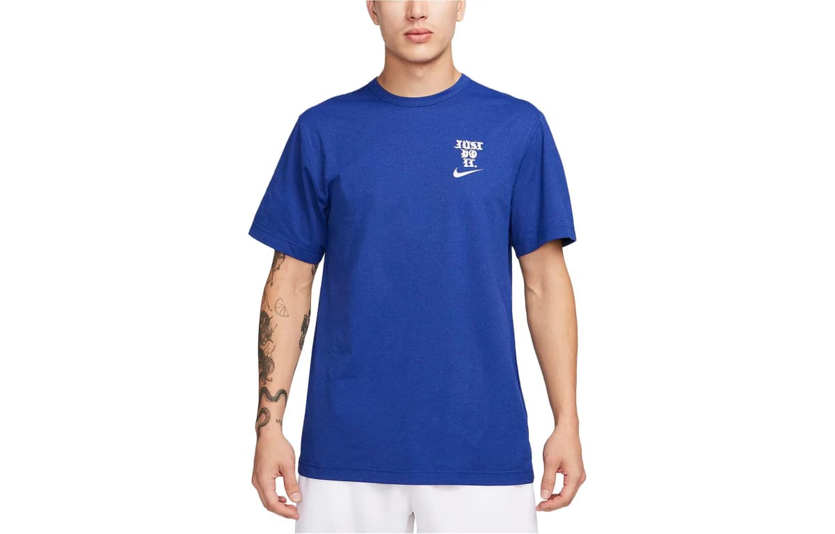 Nike Kişi İdman Geyimi Tünd Kral Göyü 2