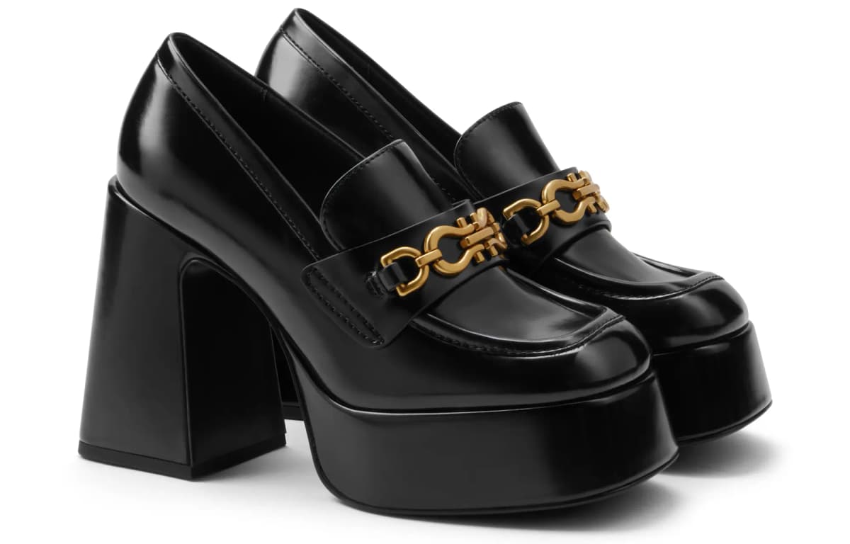 CHARLES&KEITH Chunky Heel High Heels 11.2cm Women's 2