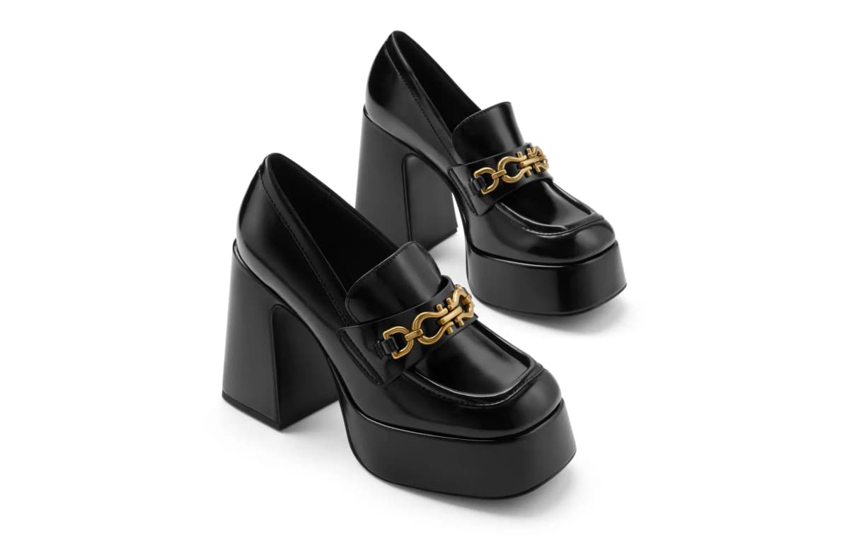 CHARLES&KEITH Chunky Heel High Heels 11.2cm Women's 3