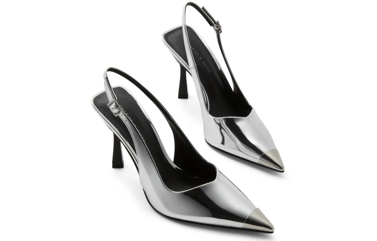 CHARLES&KEITH Qadın Hündürdaban Səndəl 9.1 sm 6