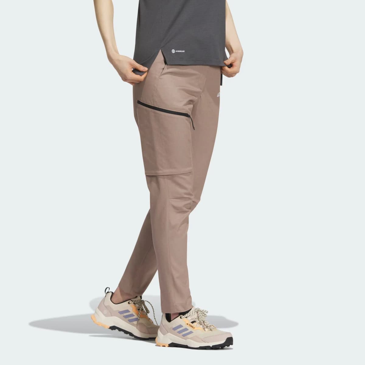 Adidas Kişi İdman Şalvarı Çəhrayı/Qəhvəyi 4