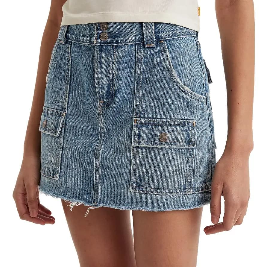 Levis Qadın Denim Mini Ətək Mavi 7