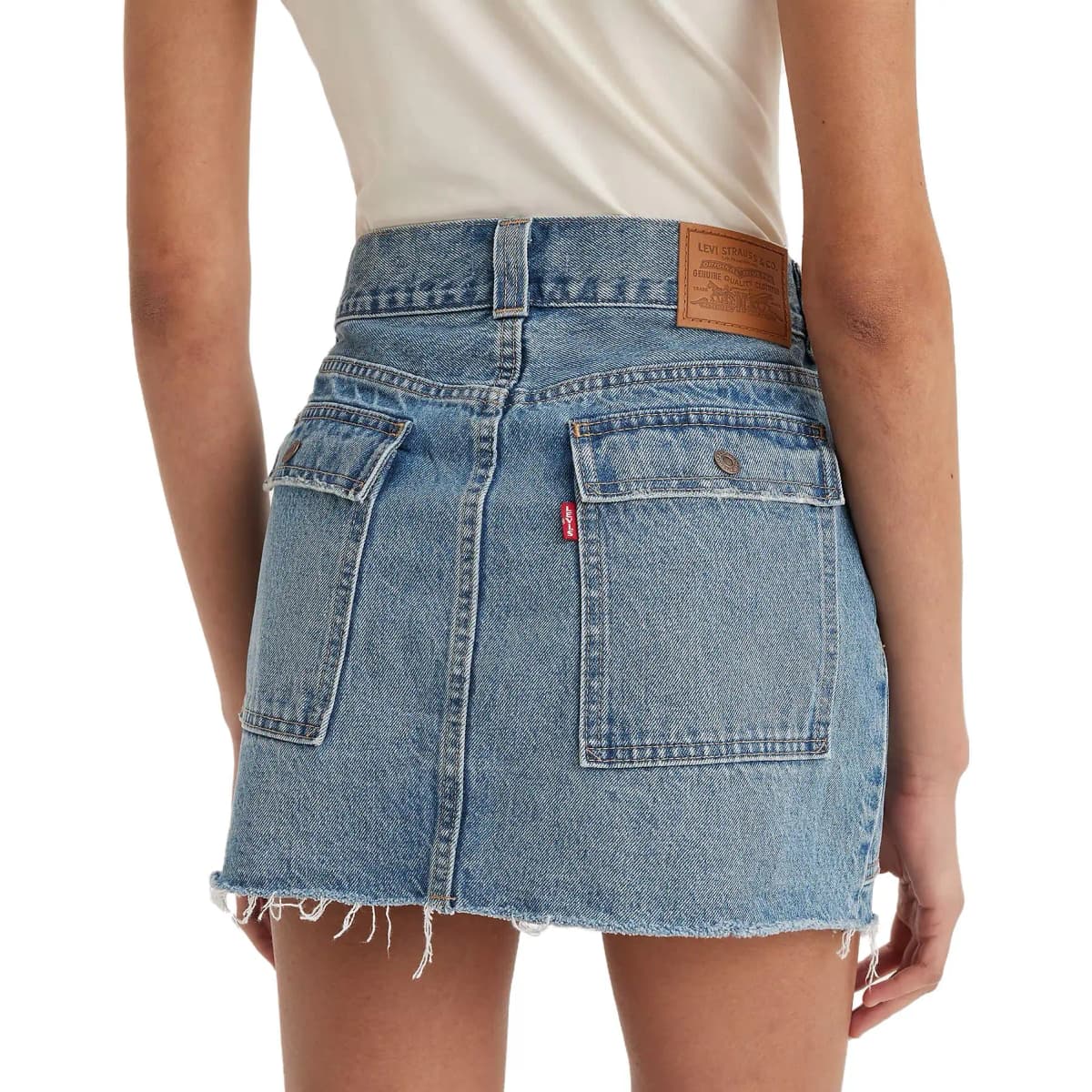 Levis Qadın Denim Mini Ətək Mavi 8