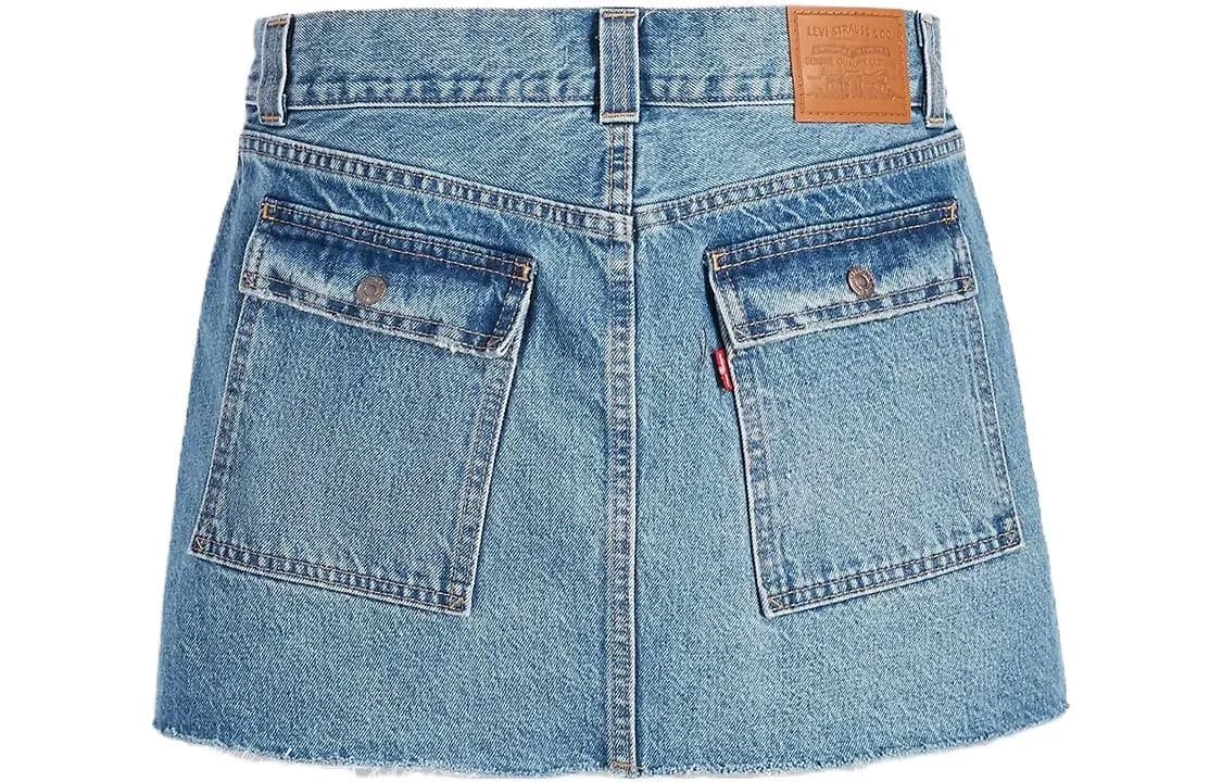 Levis Qadın Denim Mini Ətək Mavi 2