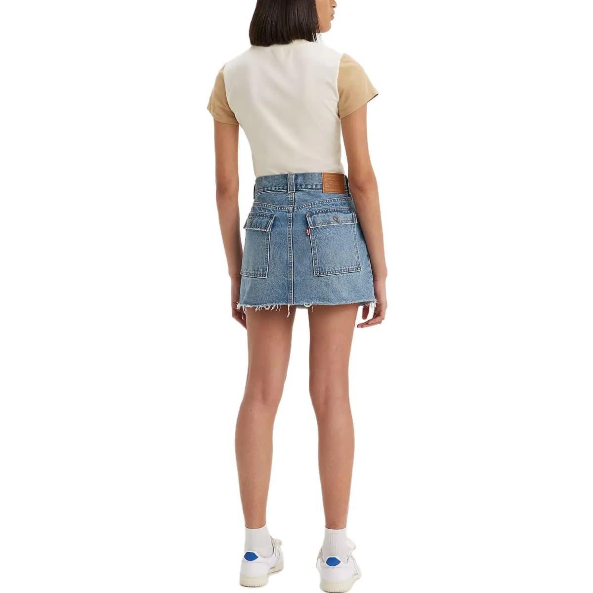 Levis Qadın Denim Mini Ətək Mavi 6