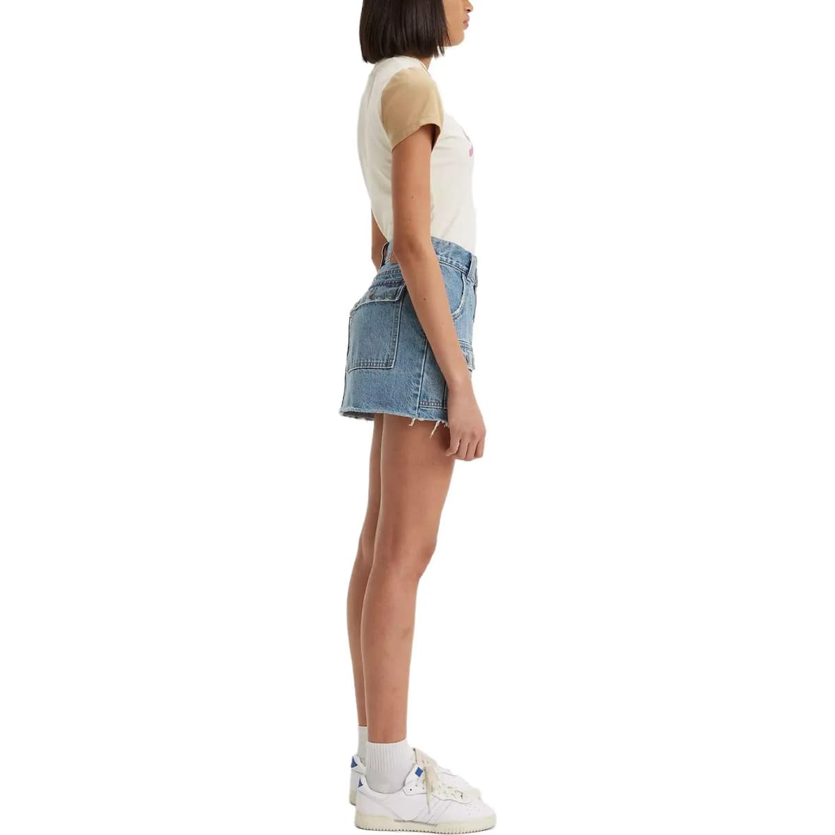 Levis Qadın Denim Mini Ətək Mavi 5