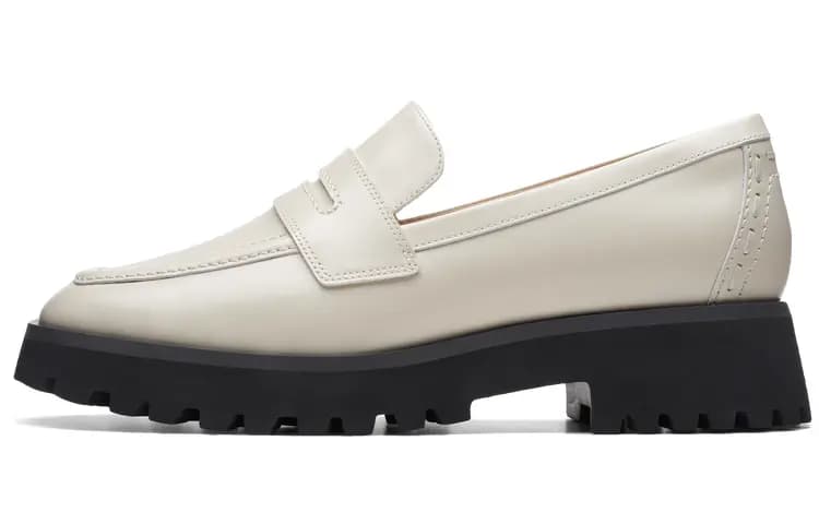 Clarks Trendy Series Loafers Women's White