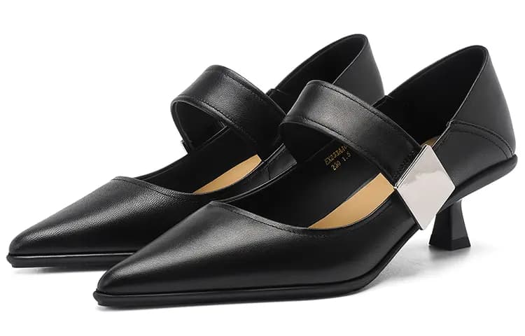 ELLE Slim Heel High Heels 4.5cm Women's 3