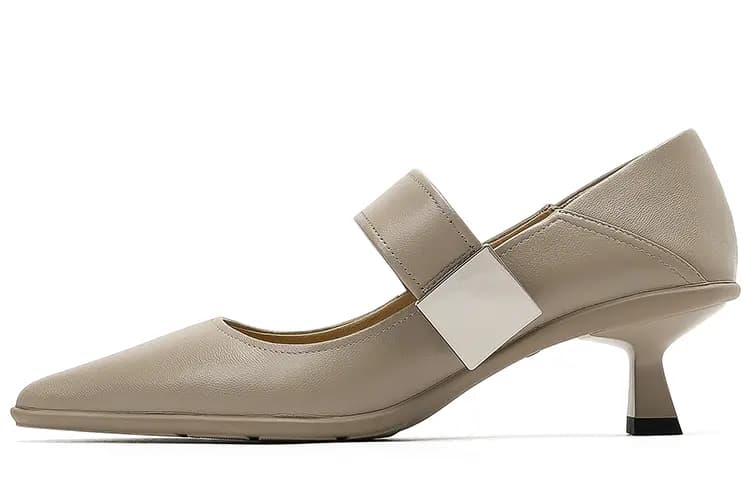 ELLE Slim Heel High Heels 4.5cm Women's 6