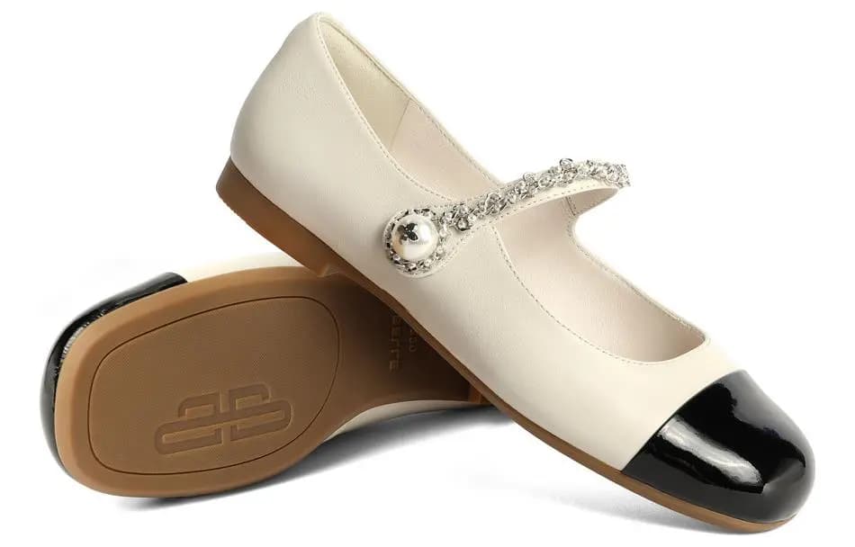 BELLE Flat Mary Jane Shoes Women's 15