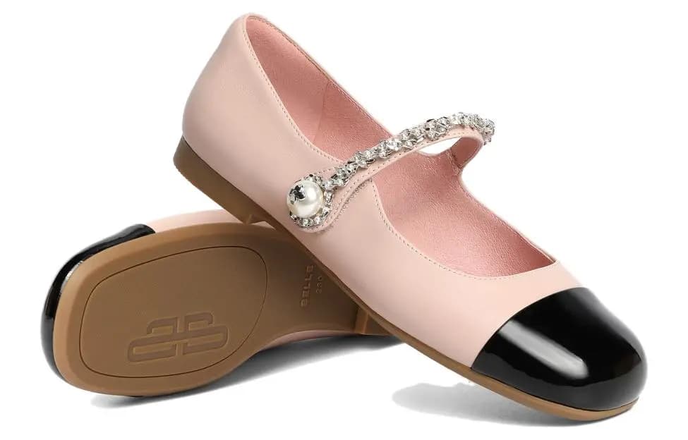 BELLE Flat Mary Jane Shoes Women's 5