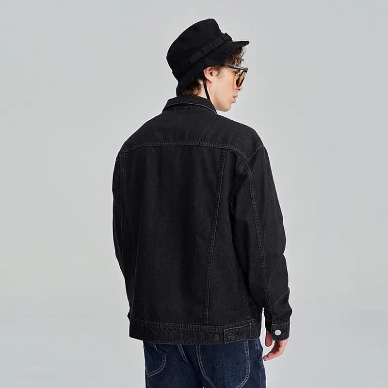 Lee Xline Denim Jacket Men's Black 5