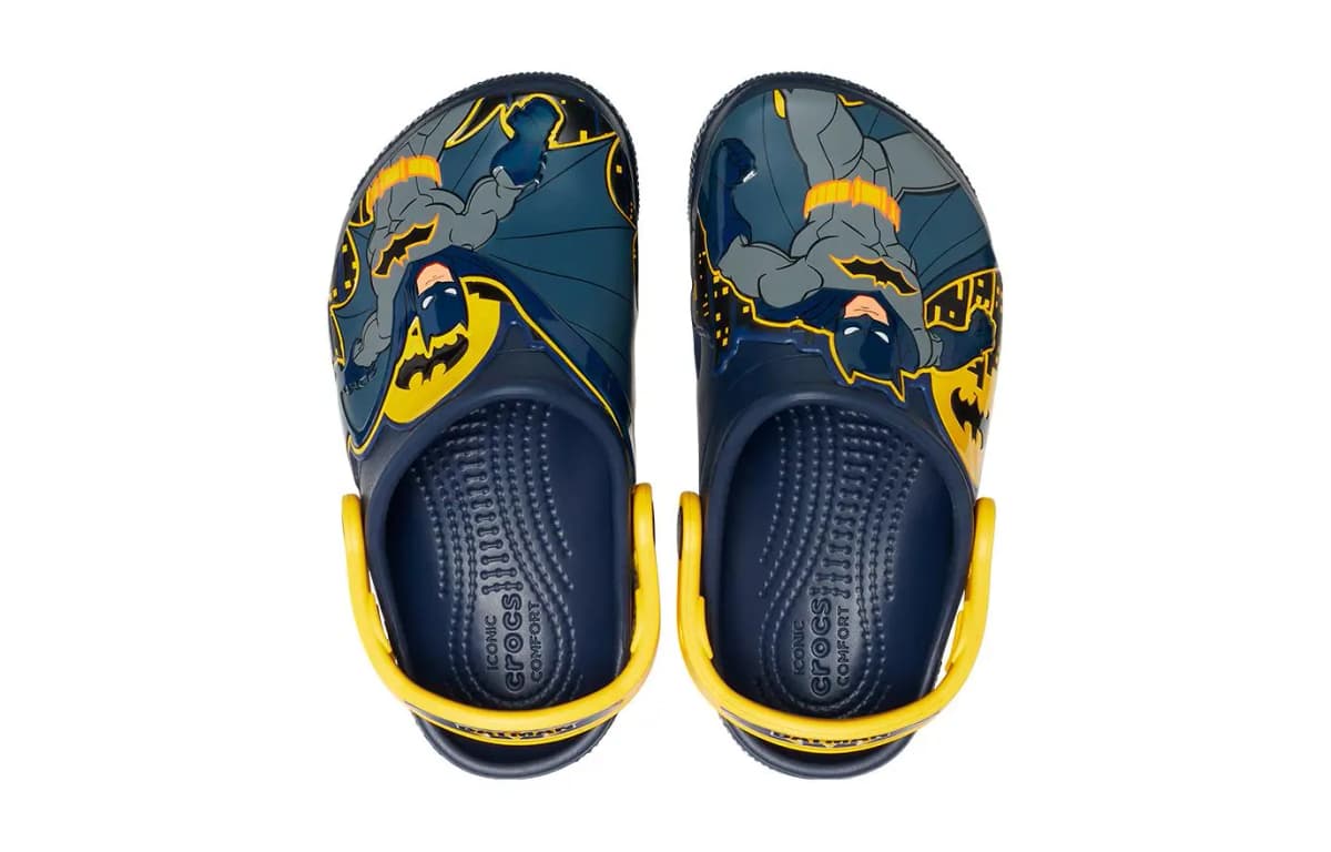 Crocs Slip Resistant Children's Sandals Blue Yellow Kids' 4