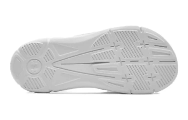 Under Armour Ignite Series Slip-Resistant Cushioning Wear-Resistant Slippers White Purple Kids' 5