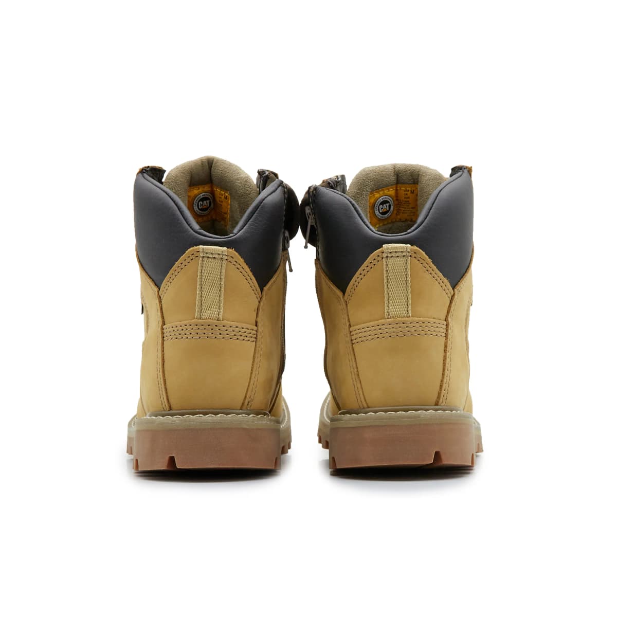 CAT Classic Slip-Resistant Warm Ankle Martin Boots Men's Yellow 4