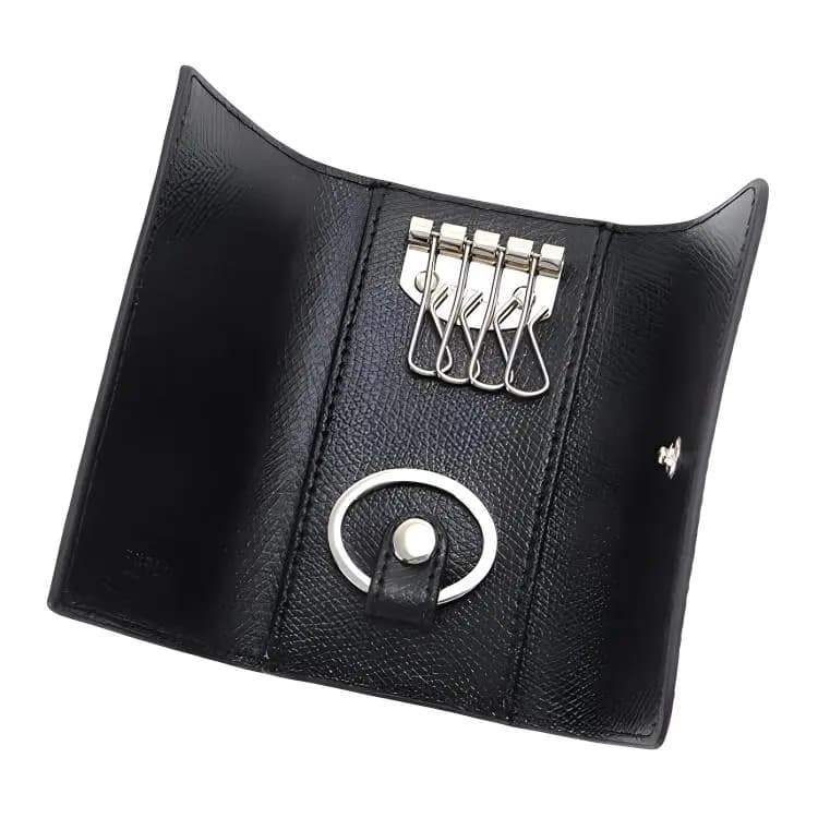 Furla Dəri Açar Qabı Qadın Qara 4
