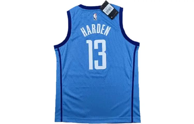 Nike NBA Houston Rockets Harden #13 Uşaq Basketbol Maykası Göy 2