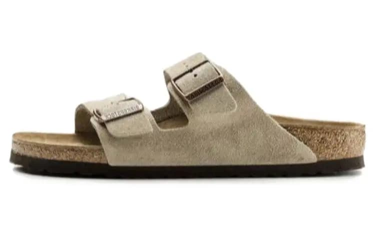Birkenstock Arizona Suede Leather Səndəl 'Taupe'