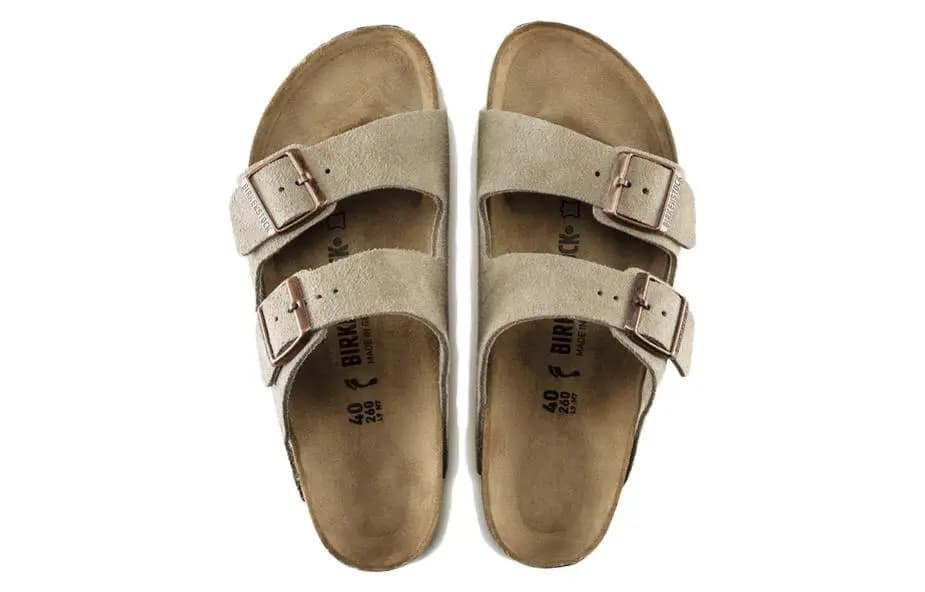 Birkenstock Arizona Suede Leather Səndəl 'Taupe' 4