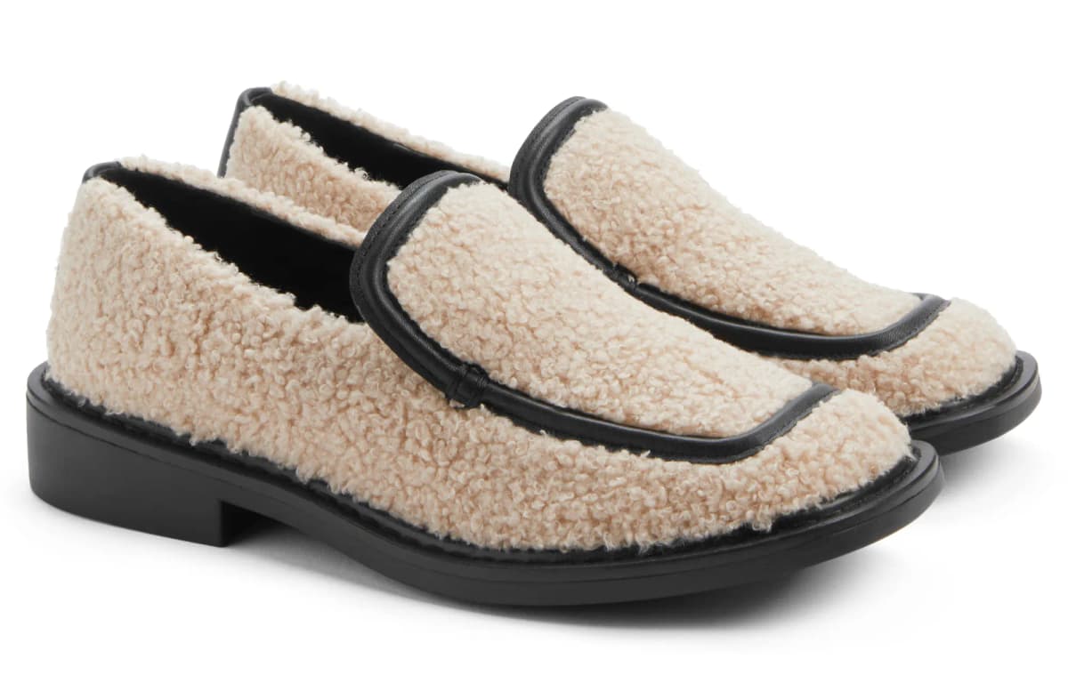 CHARLES&KEITH British Square Toe Slip-On Loafers Women's 5