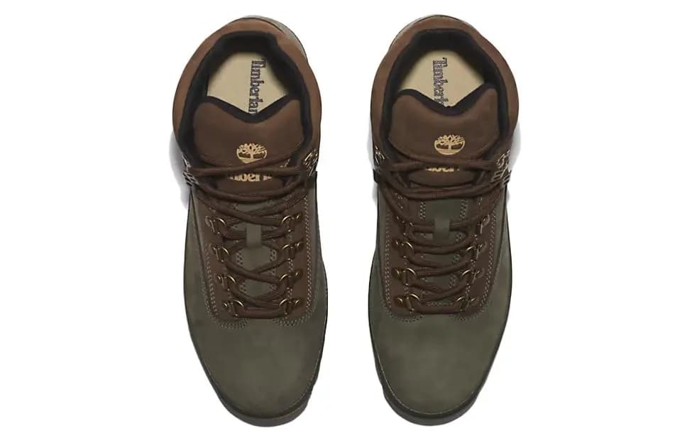 Timberland Euro Hiker Mid Boot 'Dark Green Nubuck' 4