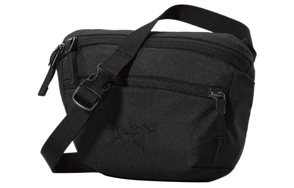 Arcteryx 1.5L Outdoor Bags Recycled Polyester Black Unisex