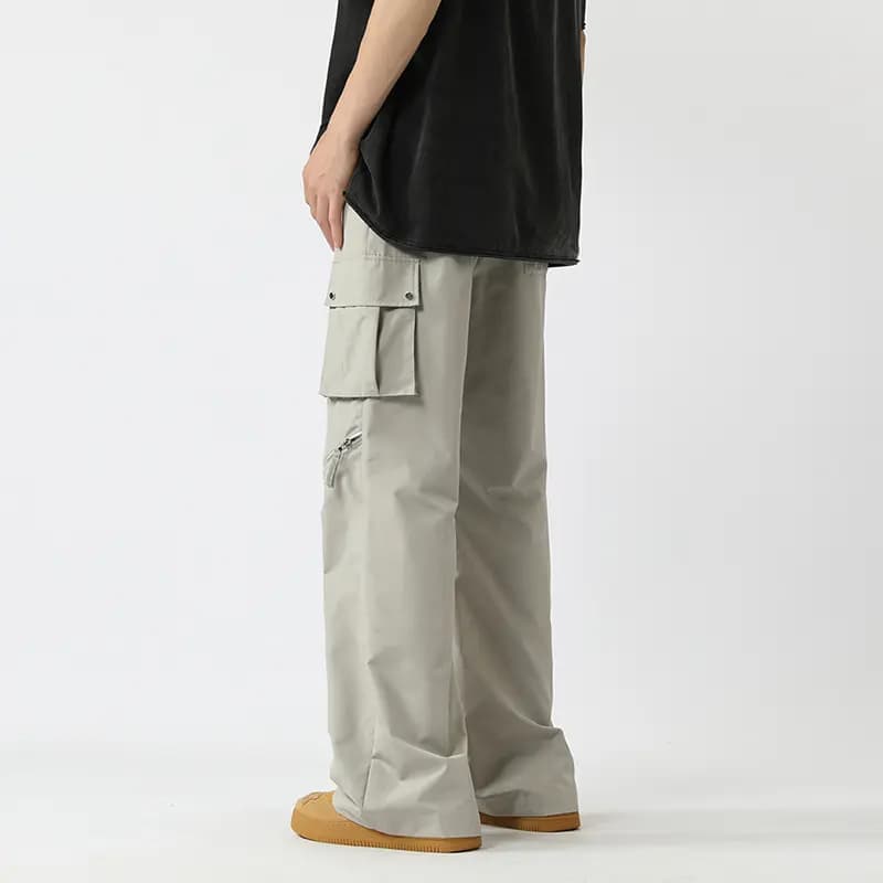MEIPIN TANG Multi-Pocket Cargo Şalvar Unisex 10