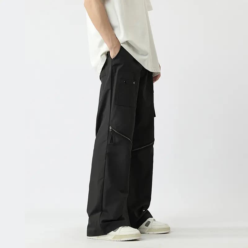 MEIPIN TANG Multi-Pocket Cargo Şalvar Unisex 4