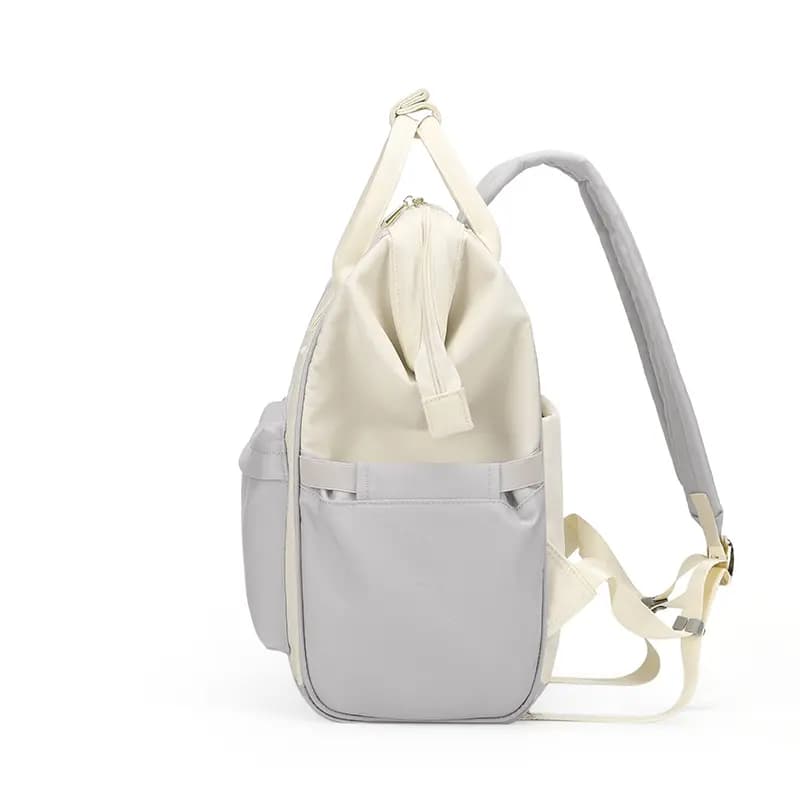 POLO Fabric Laptop Bag For Women's University Students Back To School Backpack For Women's Large Women's Apricot Green 10