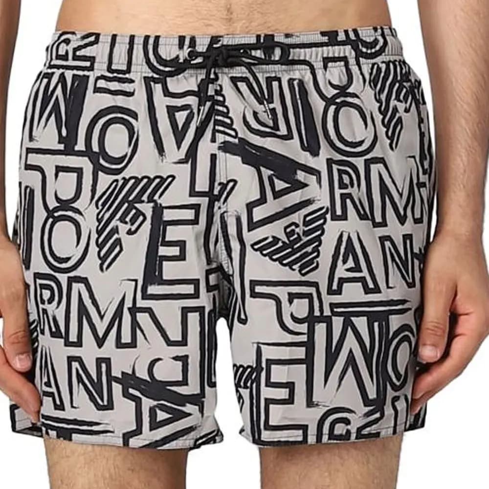 EMPORIO ARMANI Kişi Şortu Boz 5