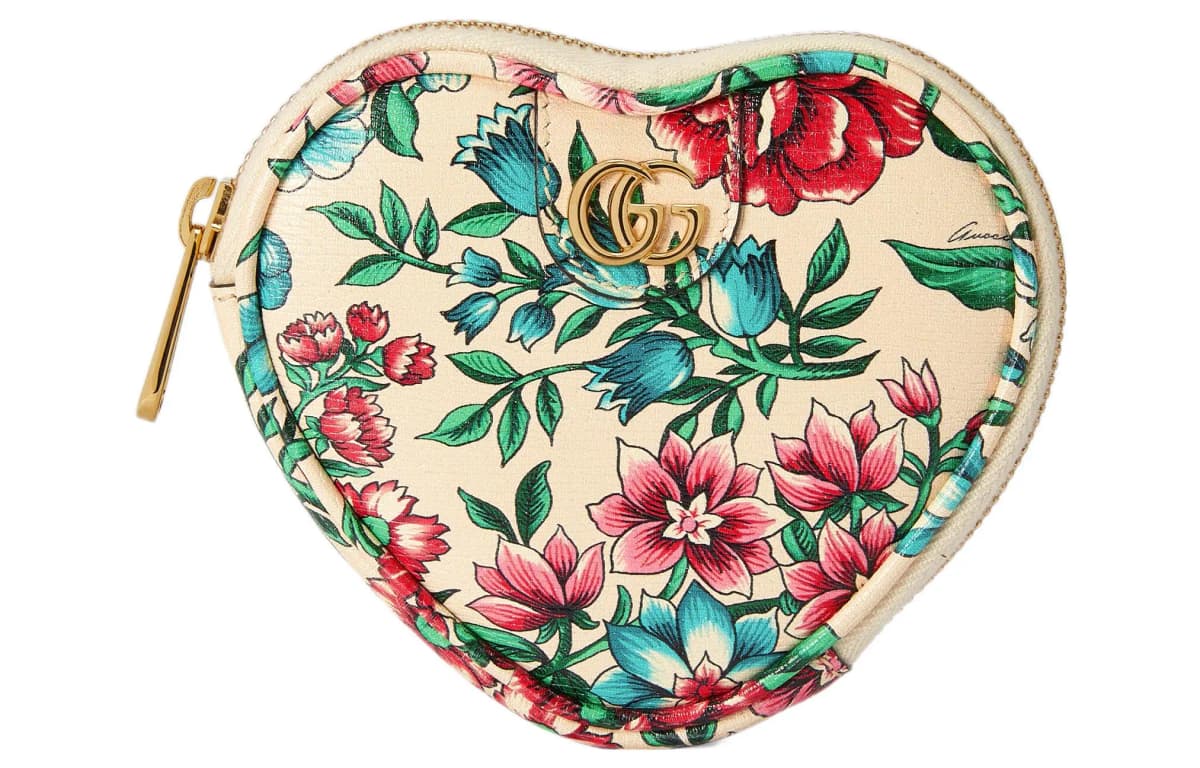 GUCCI Ophidia Leather Key Pouch Women's Multicolor 2