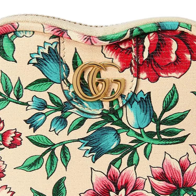 GUCCI Ophidia Leather Key Pouch Women's Multicolor 7