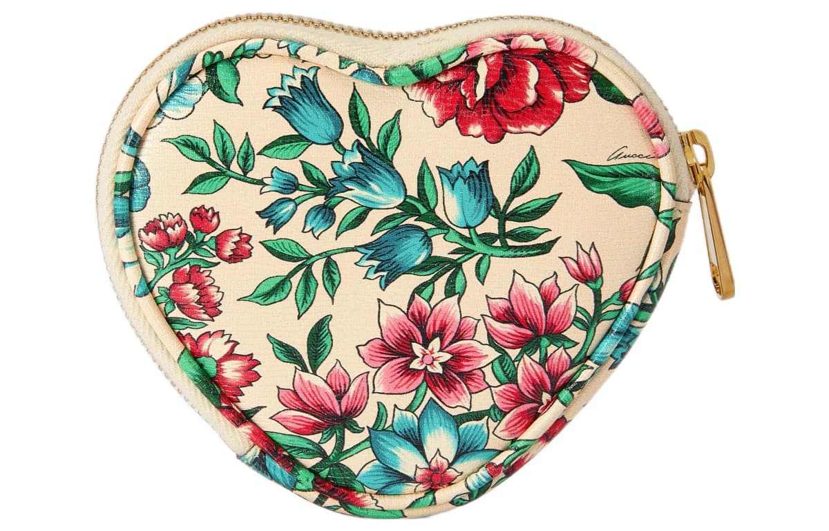 GUCCI Ophidia Leather Key Pouch Women's Multicolor 4