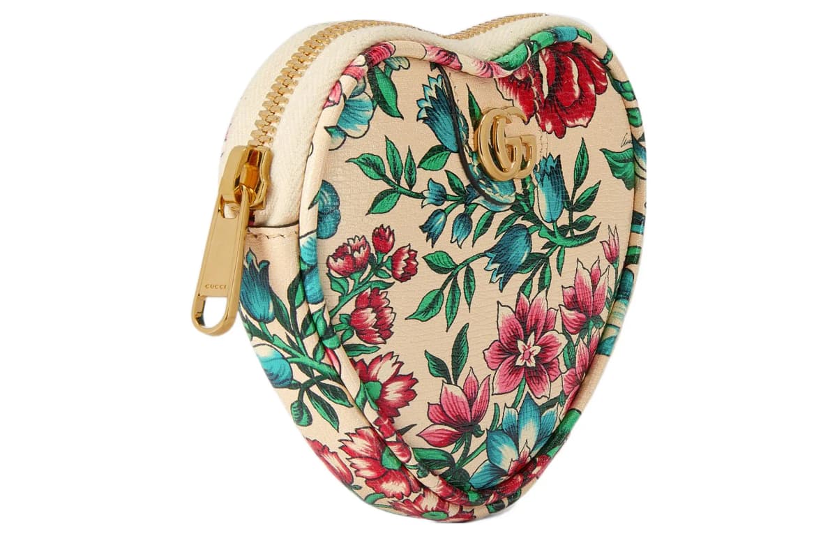 GUCCI Ophidia Leather Key Pouch Women's Multicolor 5