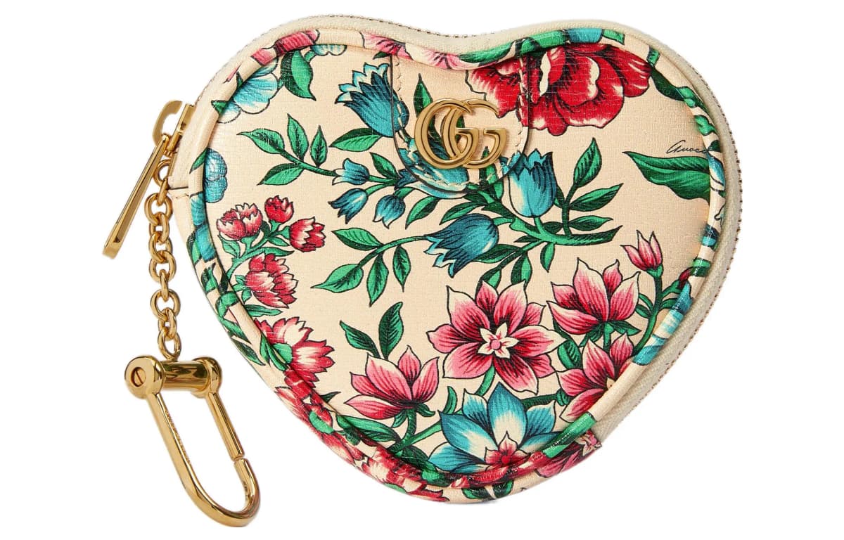 GUCCI Ophidia Dəri Açar Qabı Qadın Çoxrəngli