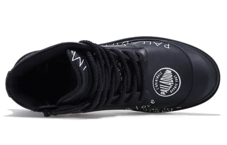 Palladium Pampa Martin Kişi Çəkməsi Qara/Ağ 3