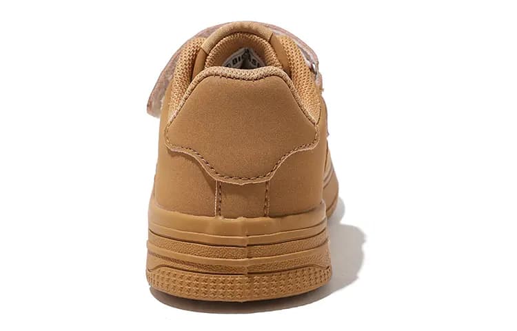 BIG WASP Kids Simple Versatile Campus White Shoes Lightweight Breathable Low-Top Skate Shoes 11