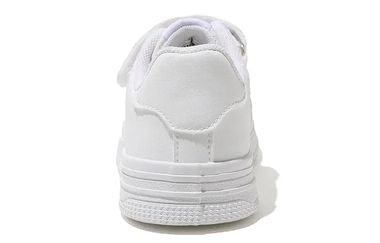 BIG WASP Kids Simple Versatile Campus White Shoes Lightweight Breathable Low-Top Skate Shoes 5
