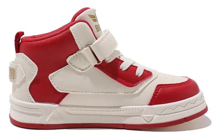 BIG WASP Kids Lace-Up Trendy Comfortable Wear-Resistant Anti-Kick High-Top Skate Shoes 14