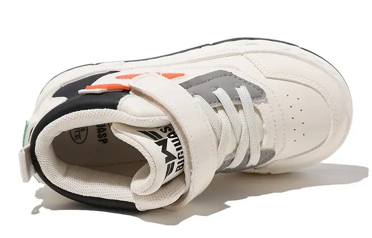 BIG WASP Kids Lace-Up Trendy Comfortable Wear-Resistant Anti-Kick High-Top Skate Shoes 11