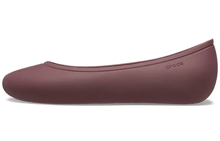 Crocs Brooklyn Flats Qadın Ayaqqabısı Dark Cherry