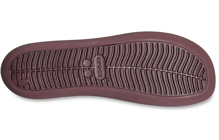 Crocs Brooklyn Flats Qadın Ayaqqabısı Dark Cherry 6