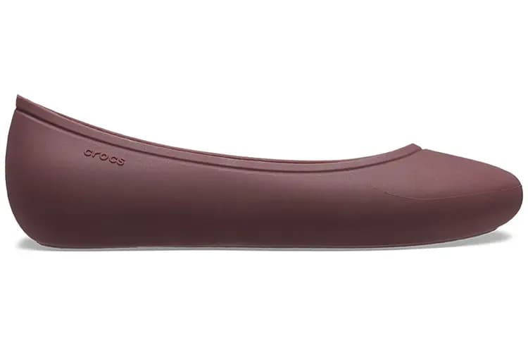 Crocs Brooklyn Flats Qadın Ayaqqabısı Dark Cherry 2