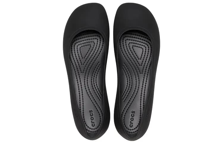 Crocs Brooklyn Flats Qadın Qara 4