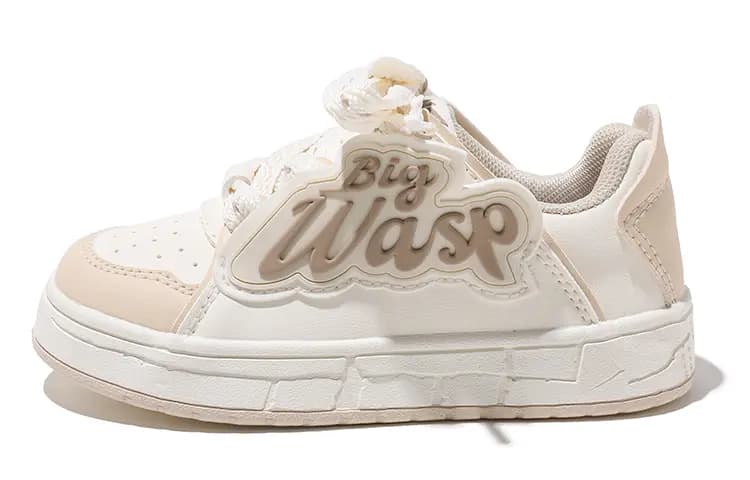 BIG WASP Wear-Resistant Anti-Kick Low-Top Kids' Skateboarding Shoes Kids' 7