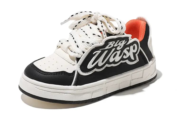 BIG WASP Wear-Resistant Anti-Kick Low-Top Kids' Skateboarding Shoes Kids' 3